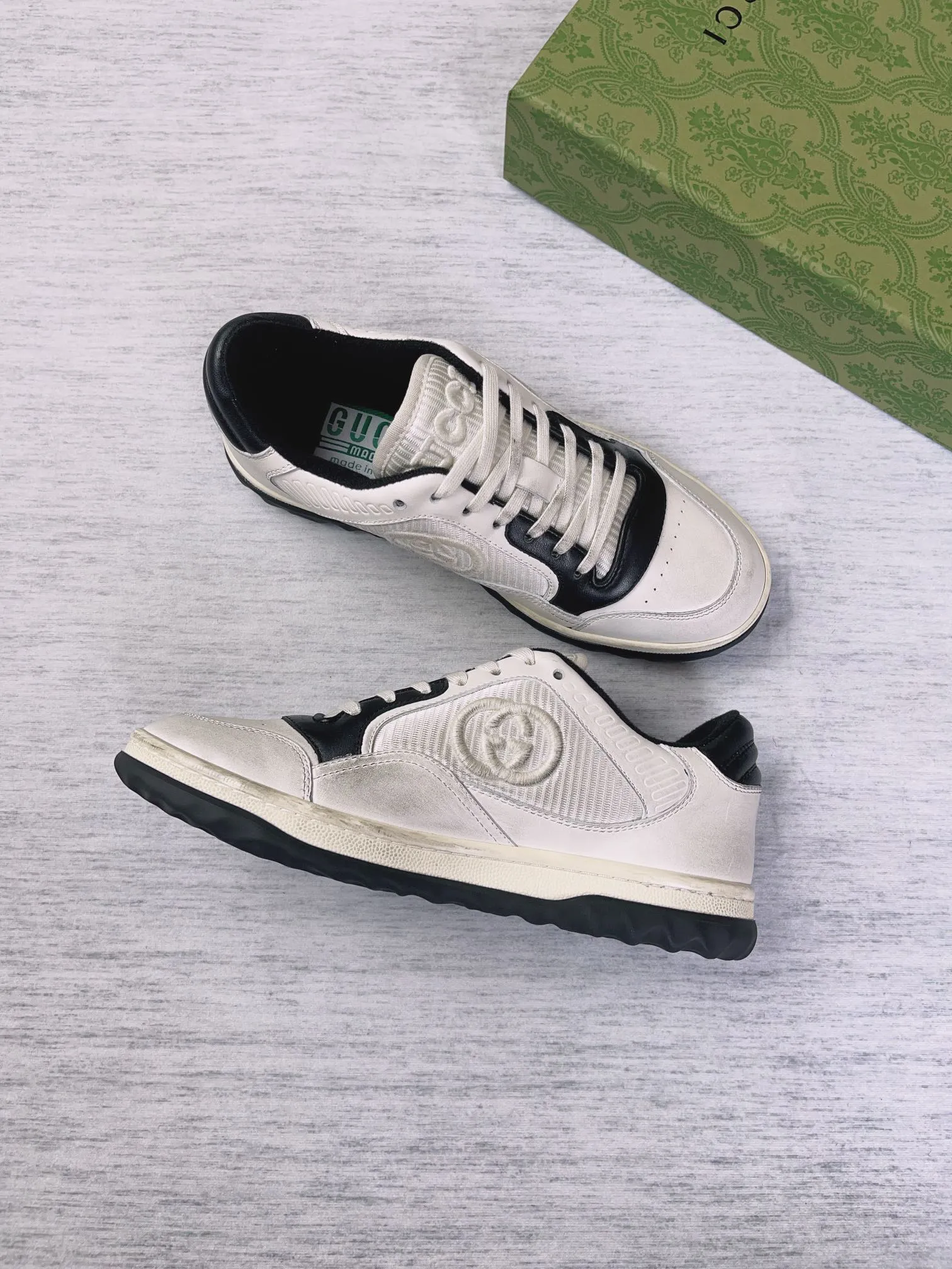 👟👟Ex-factory price 600👟👟 👑The top version of Gucci's latest popular MAC80 sneakers on the market, women's 35-40, men's 39-45 👏👏👏Welcome all bosses to compare and provide guidance...